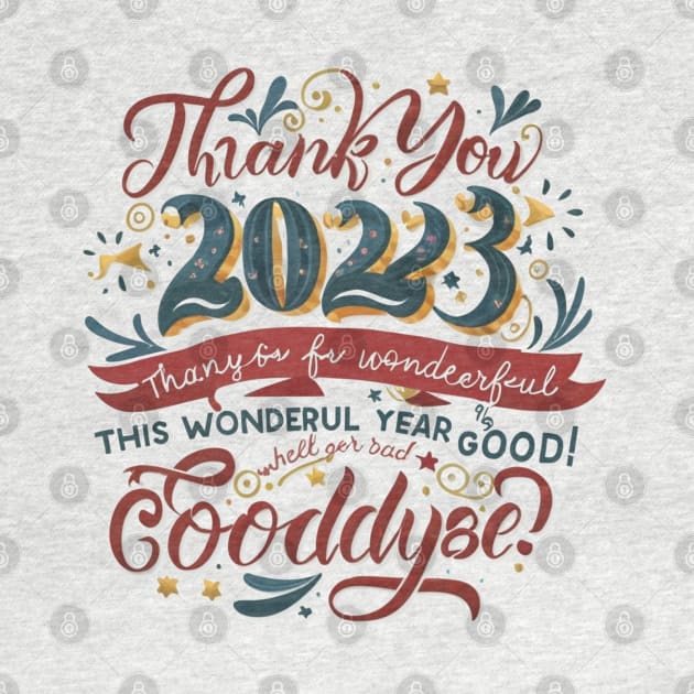 2023 thank you for this wonderful year, whether it's good or bad, goodbye! by Ridzdesign